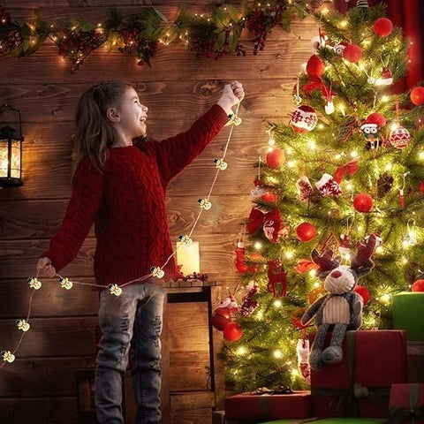Logo Snowman String Lights 10xLed  | Logo In Lebanon