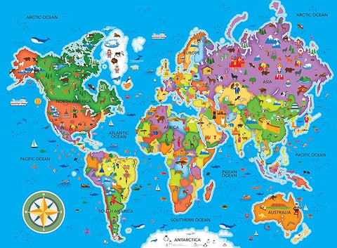 Master Pieces 60 Piece Educational Jigsaw Puzzle For Kids | Master Pieces In Lebanon