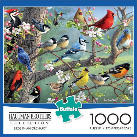 Buffalo Games Hautman Brothers Birds in an Orchard 1000 Piece Jigsaw Puzzle | Buffalo Games In Lebanon