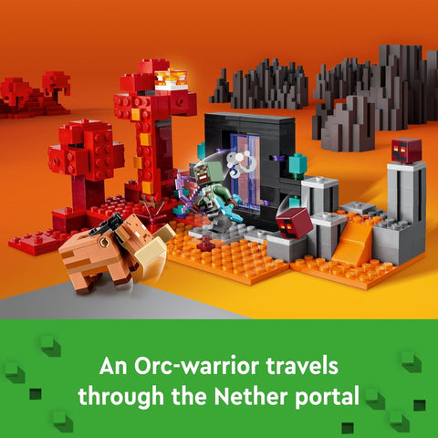 LEGO Minecraft The Nether Portal Embush Adventure Set | LEGO In Lebanon