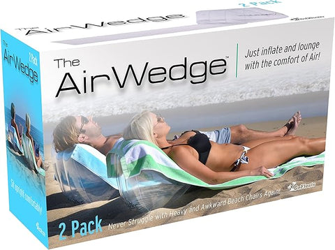 GoFloats AirWedge Inflatable Pack Of 2 Beach Chair | GoFloats In Lebanon