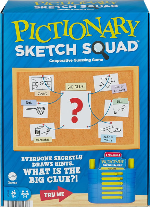 Mattel Pictionary Sketch Squad Cooperative Party Game | Mattel In Lebanon
