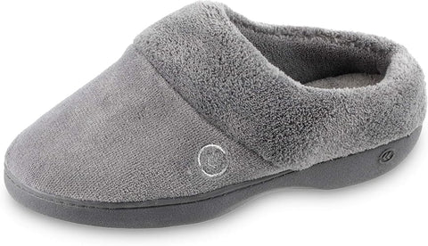 Isotoner Women's Grey Hoodback Clog Slippers | Isotoner In Lebanon