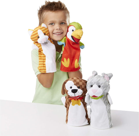Melissa & Doug Playful Pets Hand Puppets (Set of 4) | Melissa & Doug In Lebanon
