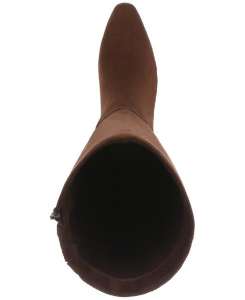CRISSALYNNEF Womens Zipper Manmade Knee-High Boots