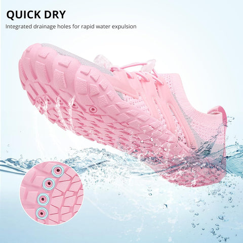 Stelle Women's Pink/Grey Water Shoes | Stelle In Lebanon