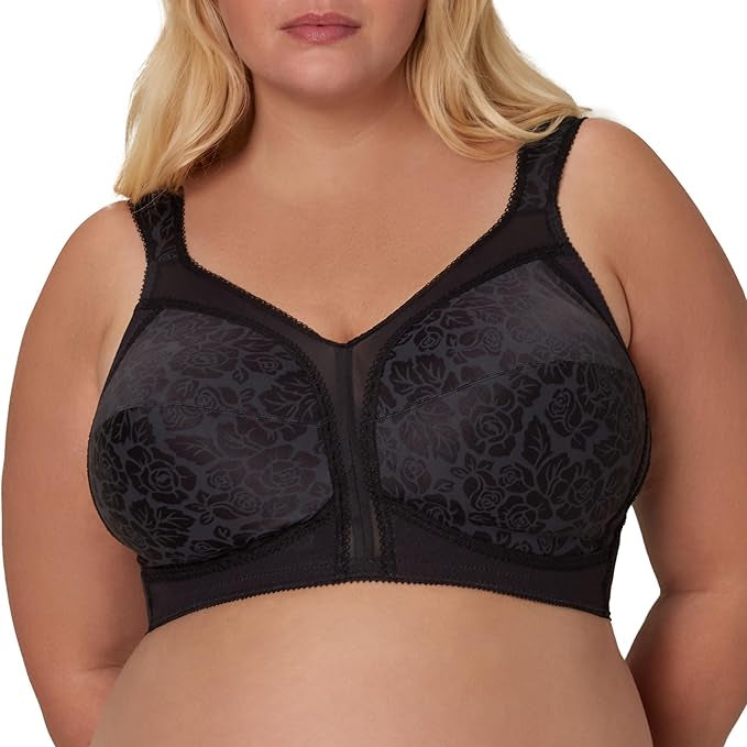 Playtex Women's Black 18 Hour Original Comfort Strappy Bra