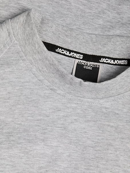Jack & Jones Men's Gray Crew Neck Long Sleeve Sweatshirt |Jack & Jones In Lebanon