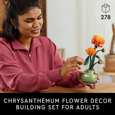 LEGO Icons Chrysanthemum Building Set, Adults Ages 18+, 10368 | LEGO In Lebanon