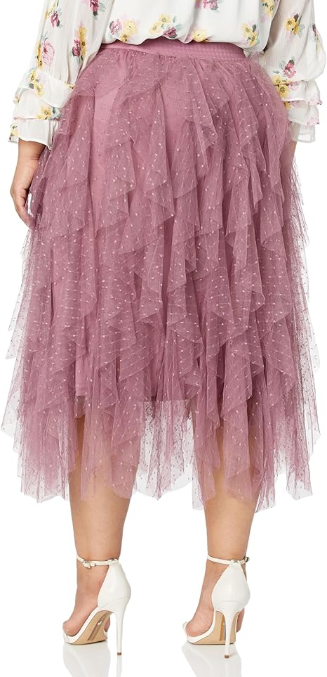 City Chic Women's Purple Skirt AMZ335
