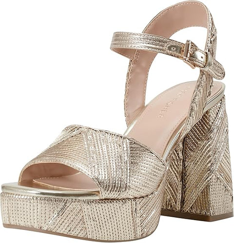 Marc Fisher Women's Gold Seleny Heeled Sandal | Marc Fisher In Lebanon