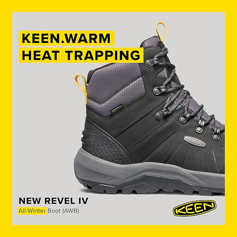 Keen Women's Black Revel 4 Mid-Height Fleece Snow Boots | Keen In Lebanon