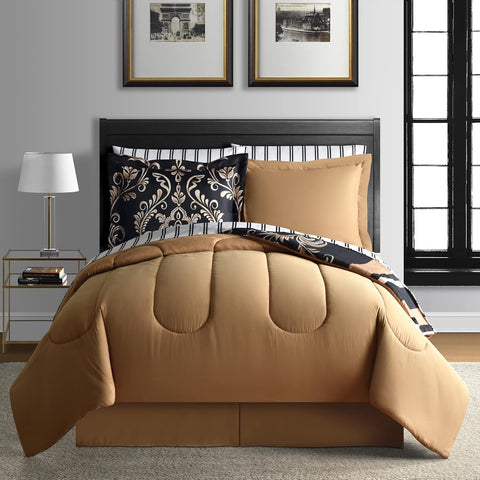 Fairfield Square Collection Sabrina Reversible 8-Piece King Size Comforter Set |Fairfield Square In Lebanon