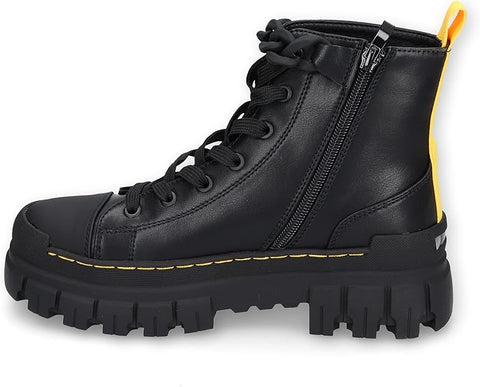 Dockers By Gerli Women's Black & Yellow Lace-up Boot | Dockers By Gerli In Lebanon
