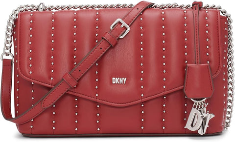 DKNY Women's Burgundy Lexington Park Clutch Crossbody Bag | DKNY In Lebanon