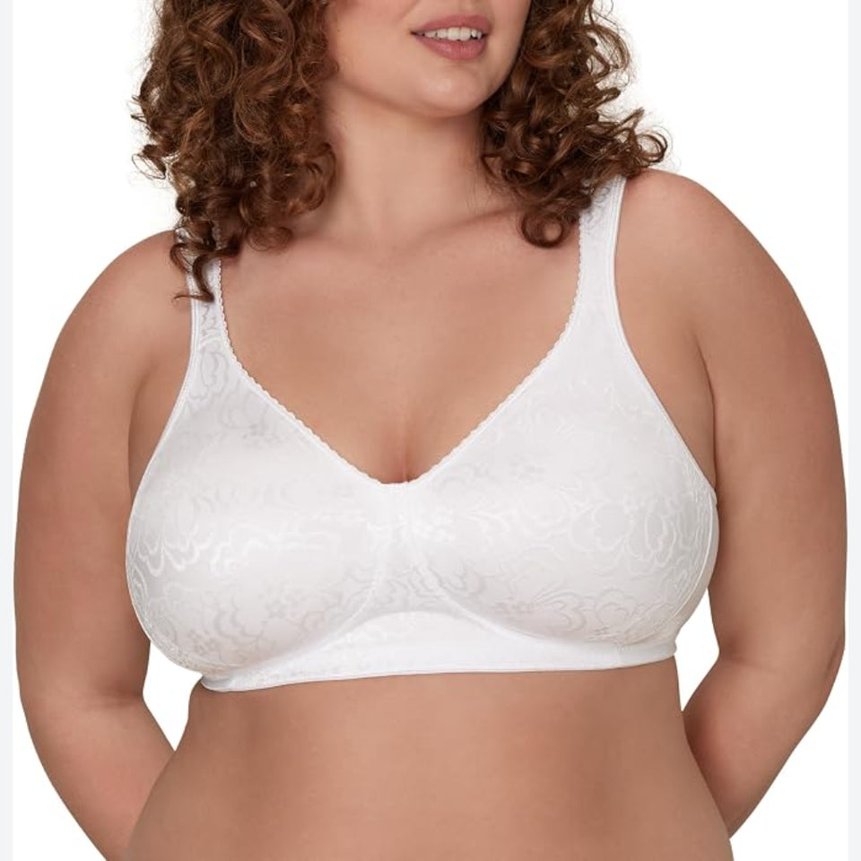 Playtex Women's White Ultimate Lift and Support Wirefree Bra
