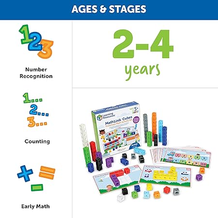 Learning Resources MathLink Cubes Preschool Math Activity Set | Learning Resources In Lebanon