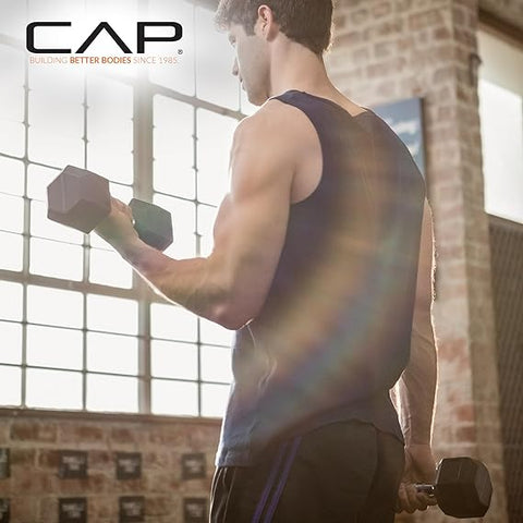 CAP Barbell Pair of 2.3 kg Coated Hexagonal Dumbbells | CAP Barbell In Lebanon