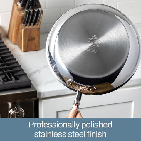 All-Clad Metalcrafters Stainless Steel 3 Qt Pan With Lid | All-Clad In Lebanon