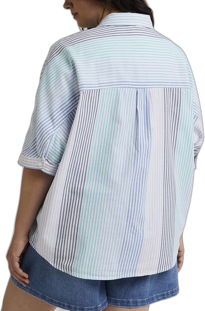 Lee Women's Multicolor Ferris Relaxed One Pocket Short Sleeve Shirt | Lee In Lebanon