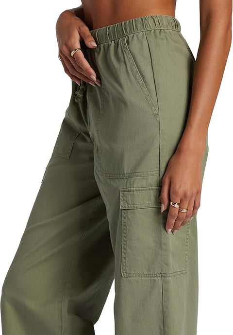 Roxy Women's Khaki Cargo Pant  |Roxy In  Lebanon