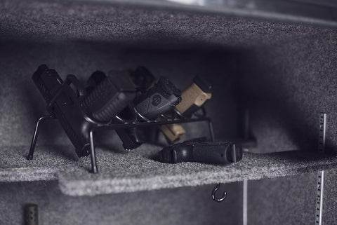 Lockdown Black 6-Hand Gun Rack | Lockdown In Lebanon