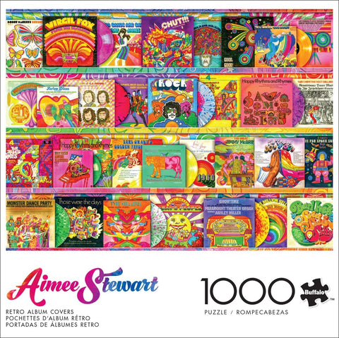 Buffalo Games Aimee Stewart Retro Album Covers 1000 Piece Jigsaw Puzzle|Buffalo Games In Lebanon