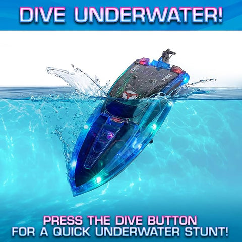 Force1 Velocity Pro LED Remote Control RC Boat for Adults and Kids | Force1 In Lebanon