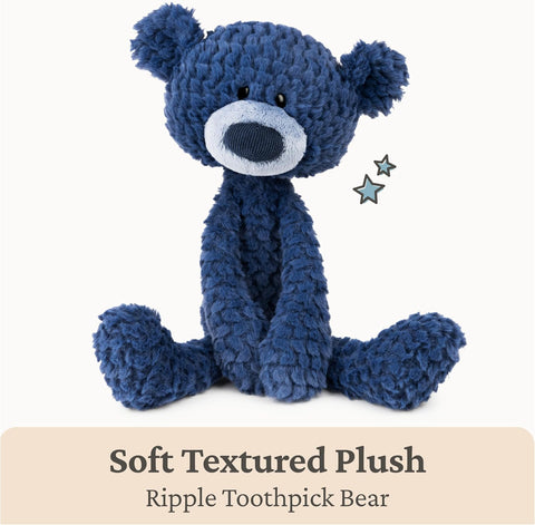 GUND Wavy Toothpick, Teddy Bear Stuffed Toy Ages 1+ Navy Blue 15" | GUND In Lebanon
