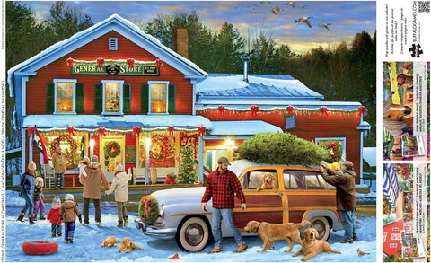Buffalo Games Greg Giordano General Store at Christmas 500 Piece Jigsaw Puzzle |Buffalo Games In Lebanon