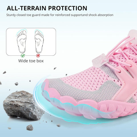 Stelle Women's Pink/Grey Water Shoes | Stelle In Lebanon