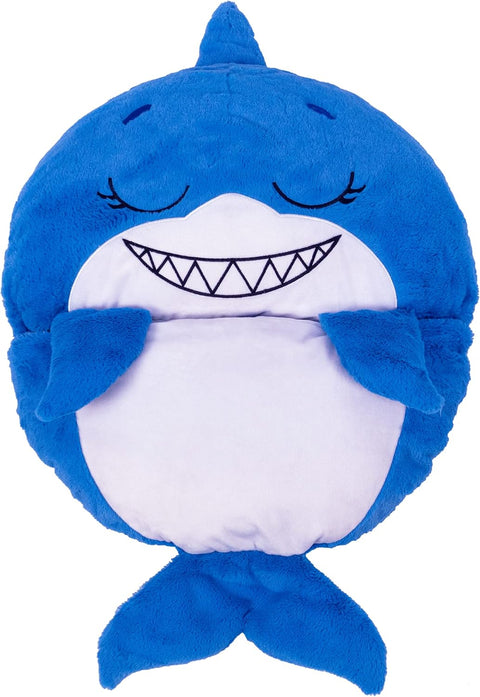Happy Nappers Blue Shark Super Soft  & Warm Sleeping Bag with Pillow | Happy Nappers In Lebanon