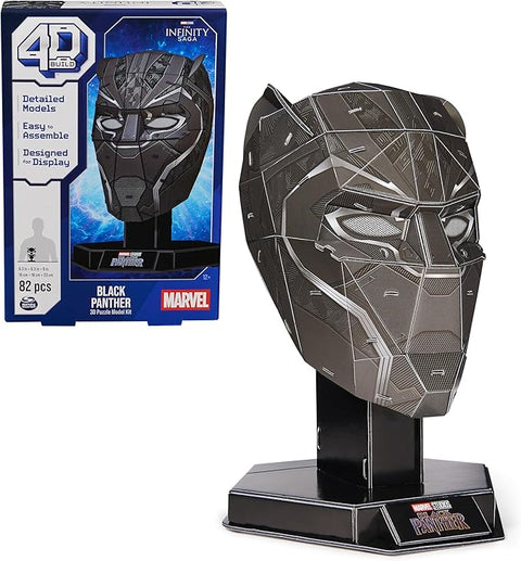 4D Build Marvel Black Panther 3D Puzzle Model Kit with Stand 82 Pcs | 4D Build In Lebanon
