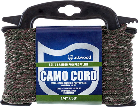Attwood Camo 1/8" x 100' Diamond Braided Line |Attwood In Lebanon