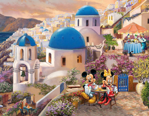 Ceaco 4 in 1 Multipack Thomas Kinkade Disney Mickey & Minnie 500 Piece Jigsaw Puzzles |Ceaco In Lebanon