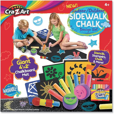 Cra-Z-Art Indoor Outdoor Sidewalk Chalk Design Set | Cra-Z-Art In Lebanon