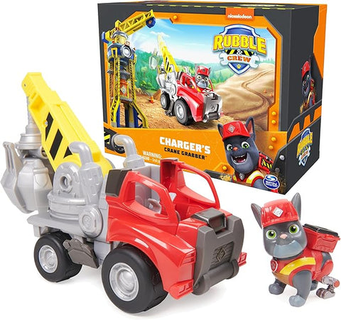 Rubble & Crew Charger’s Crane Grabber Toy Truck with Movable Parts and a Collectible Action Figure | Rubble & Crew In Lebanon