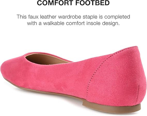 Journee Collection Women's Fuchsia Kavn Flat |Journee Collection In Lebanon