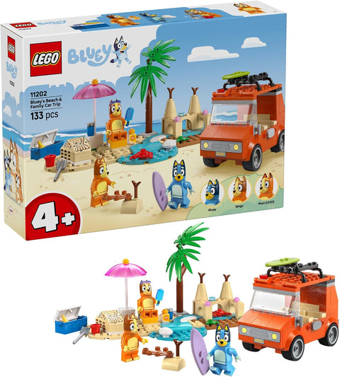 Lego Bluey’s Beach & Family Car Trip Toddler Learning Toy|Lego In Lebanon