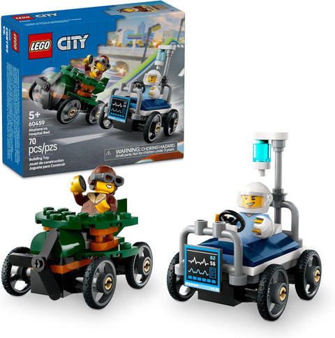 LEGO City Airplane vs. Hospital Bed Race Car Pack Toy | LEGO In Lebanon