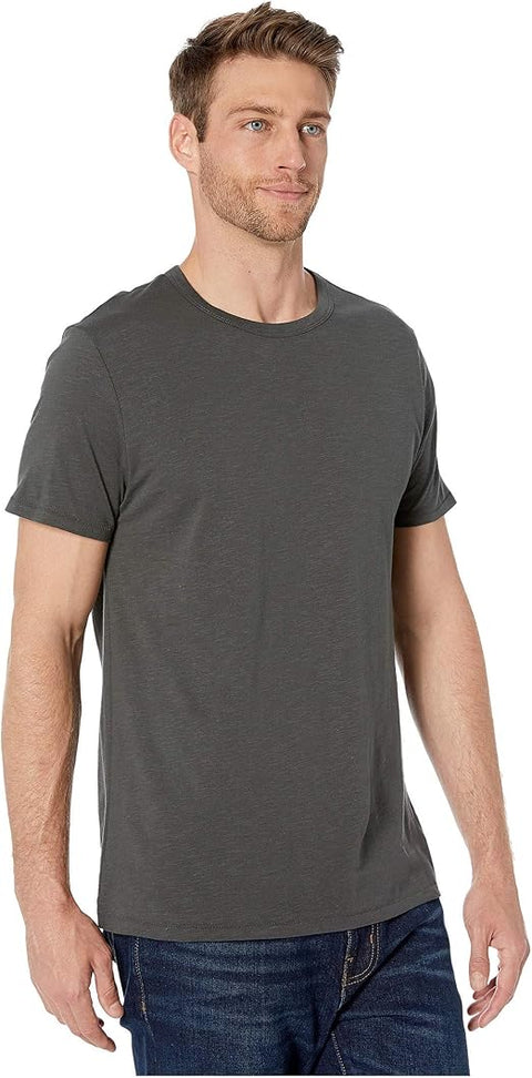 Alternative Men's Dark Gray Slub Keeper Crew Neck T-Shirt |Alternative In Lebanon