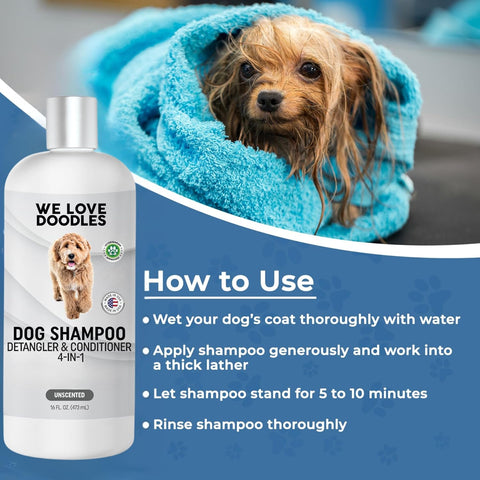 We Love Doodle Conditioner and Detangler Dog Shampoo | We Love Doodles In Lebanon