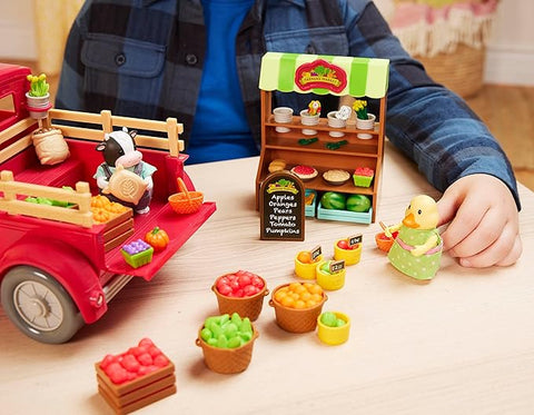 Woodzeez Market Truck Playset with 2 Posable Doll Figures |  Woodzeez In Lebanon