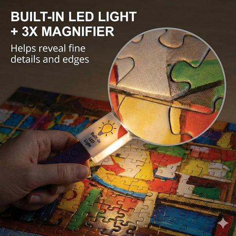 Ceaco Puzzle Scoop with LED Light & 3X Magnifier Jigsaw Puzzle Accessory|Ceaco In Lebanon