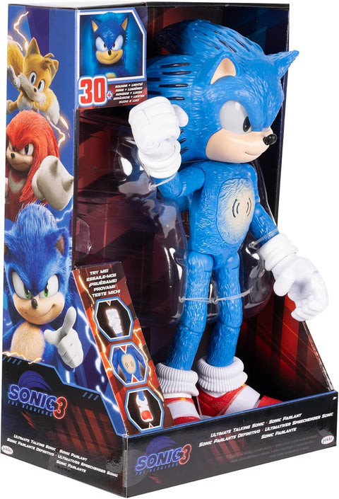 Sonic The Hedgehog 3 Ultimate Talking Sonic 12-Inch Figure | Sonic The Hedgehog In Lebanon