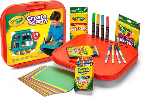 Crayola Create 'N Carry Art Set, 75 Pieces |Crayola In Lebanon