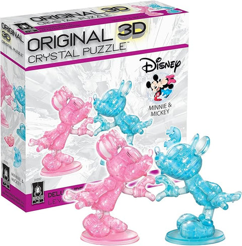 BePuzzled Disney Minnie & Mickey Mouse Heart Deluxe Original 3D Crystal Puzzle | BePuzzled In Lebanon