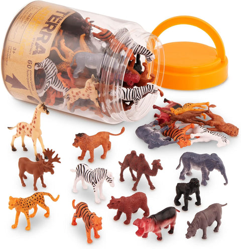 Terra by Battat – 60 Pieces Wild Creatures Tube | Terra by Battat In Lebanon