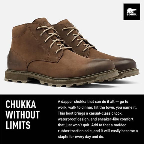 Sorel Men's Camel Waterproof Chukka Boots| Sorel  In Lebanon