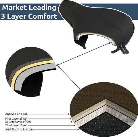 Temple Tape Ultra Gel Bike Seat Cushion | Temple Tape In Lebanon